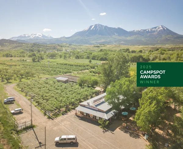 The Campground at Big B's Delicious Orchards, Hotchkiss, Colorado campground
