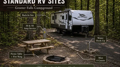 Area C/D RV: Standard Site - No Sewer — image 2 of 2