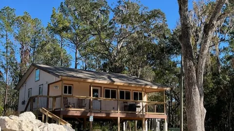 Lakeview Cabin 1 Farm of Dreams Resort Brooksville — image 1 of 14