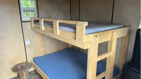 Hut 2 - 1 Double, 1 queen, Bunk beds (No Bedding Included) — image 2 of 3