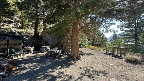 Twin Pines (water, electric, outdoor kitchen, private outhouse) — PREMIUM view partial hookup campsite — image 2 of 10