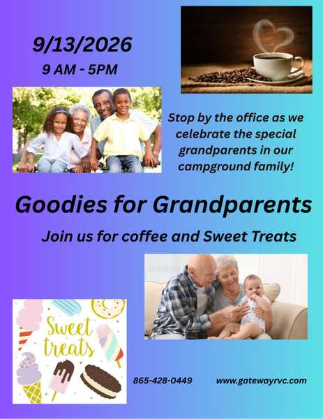 👵👴 Goodies for Grandparents at Gateway RV Campground! 🎁✨