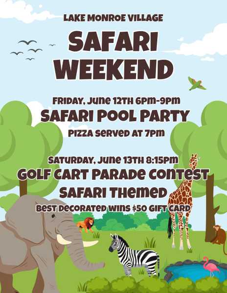 Safari Weekend