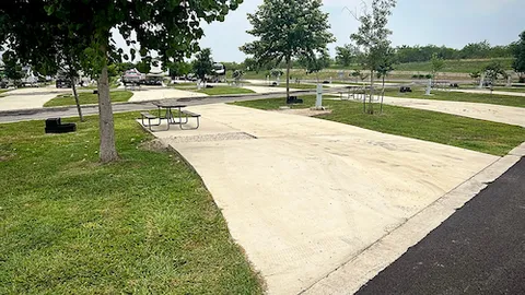 Premium 65' pull through rv site — image 1 of 1
