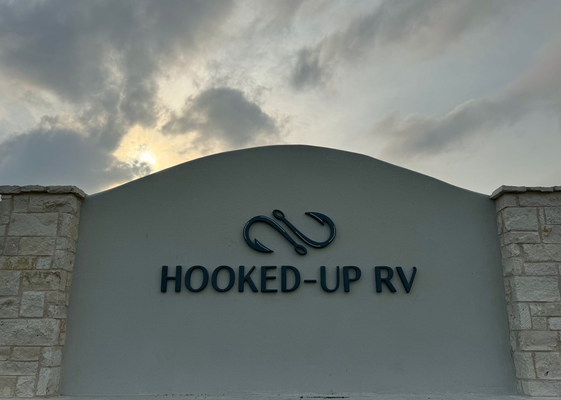 Hooked-Up RV, Aransas Pass, Texas