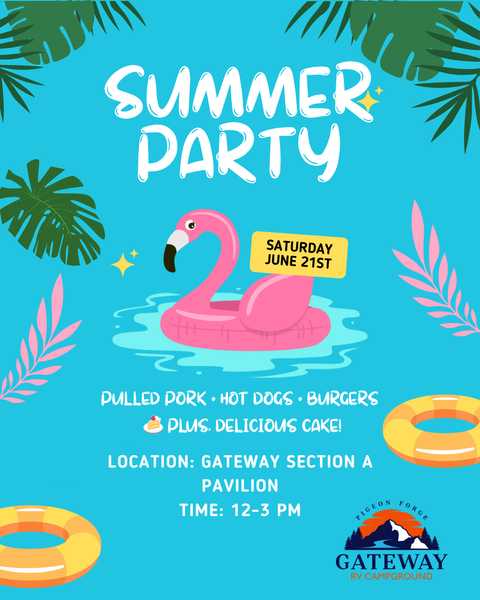 Summer Party at Gateway RV Campground!