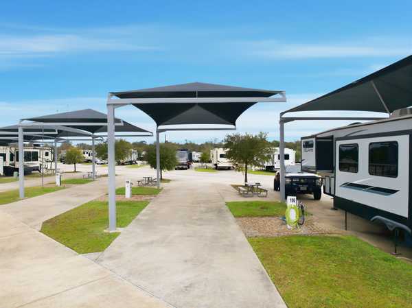 13x65 Covered Pull-Thru | Fallbrook RV Resort | Quality RV Resorts