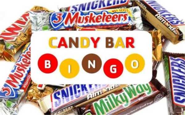 Saturday, September 7th - Candy Bar Bingo