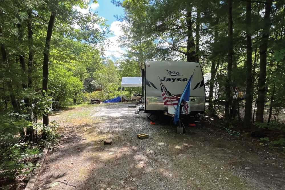 Water and Electric Back-In RV