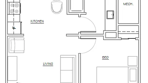 F-  1 Bedroom Cabin — image 7 of 7