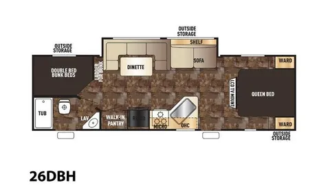 RV Rental - 31' Forest River Greywolf — image 11 of 11