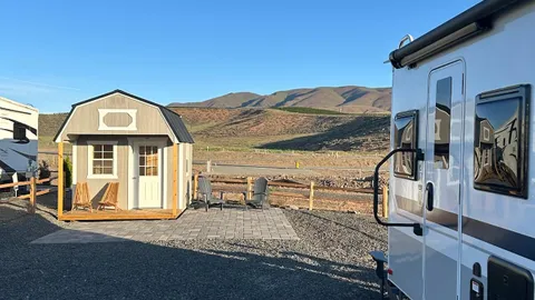 "Private Mini-Cabin Retreat" Full Hook-up RV Site — image 1 of 12