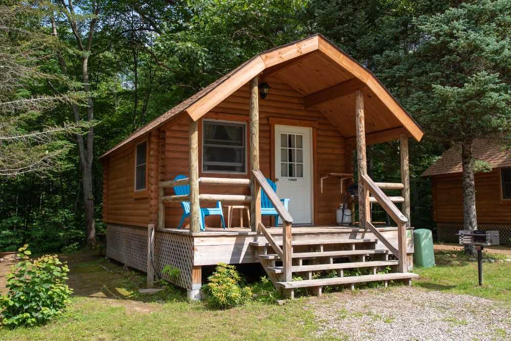Deluxe Streamside Camping Cabin