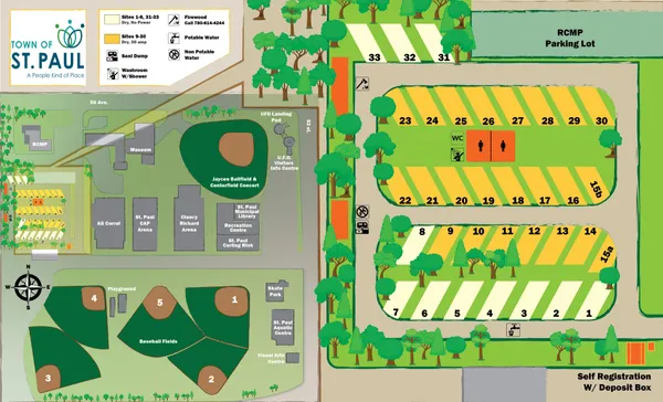 Overnight Campground - St. Paul, AB campground