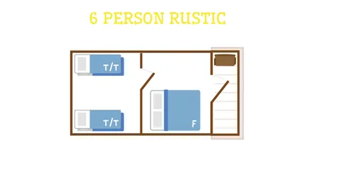 6 Person Rustic Cabin — image 5 of 5