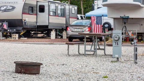 Full Hookup 50amp Pull Through RV Site — image 2 of 2