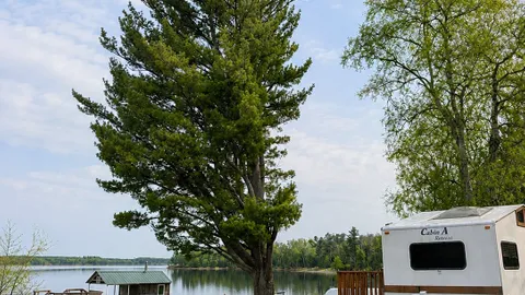 Waterfront A-Frame Retreat – Lakefront Glamping on Trout Lake (No RV Needed) — image 2 of 10