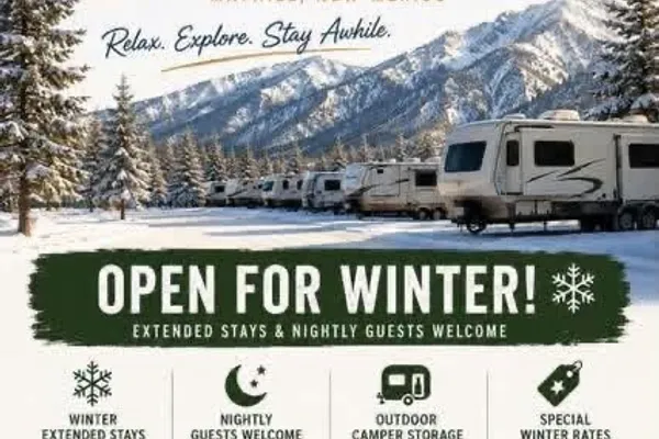 OPEN FOR WINTER