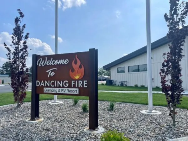 Dancing Fire Glamping and RV Resort, Port Huron, Michigan campground