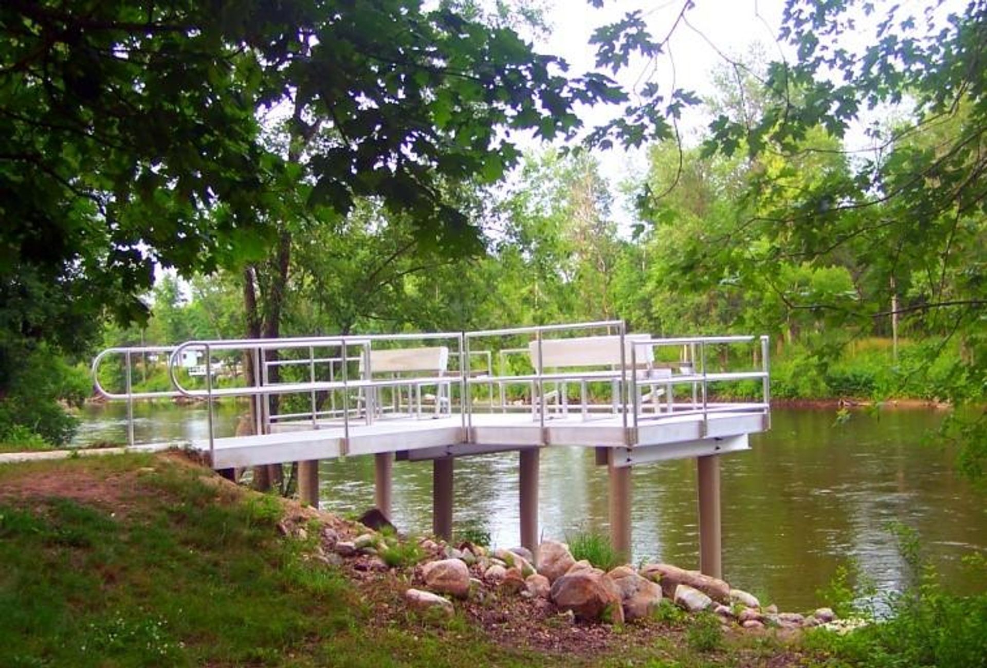 Riverside Park Campground, Evart, Michigan