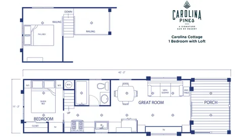 Carolina Cottage 1 Bedroom w/ Loft — image 9 of 9