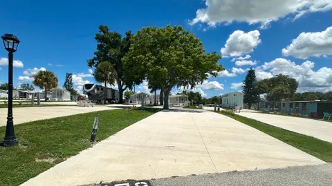 Super Full Hookup Pull Through RV Site — image 1 of 10