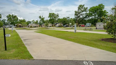 Oversize Full Hookup Pull Through RV Site — image 1 of 2