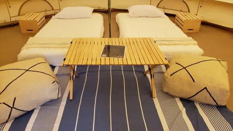 Pavilion Campground: Basic Glamping (Twin) — image 5 of 5