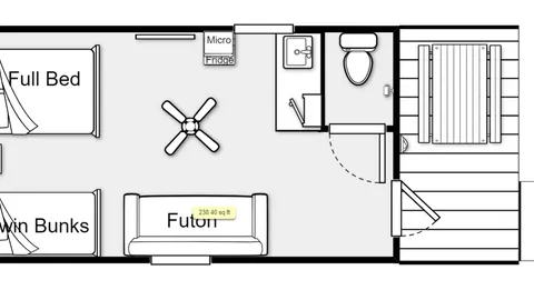 1/2 Bath Cabin With Kitchenette — image 5 of 5