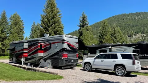 Premium Back Row 30/50 AMP Pull-Through RV site (no children) — image 1 of 9
