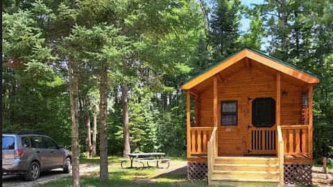 6 Person Modern Log Cabin — image 1 of 2