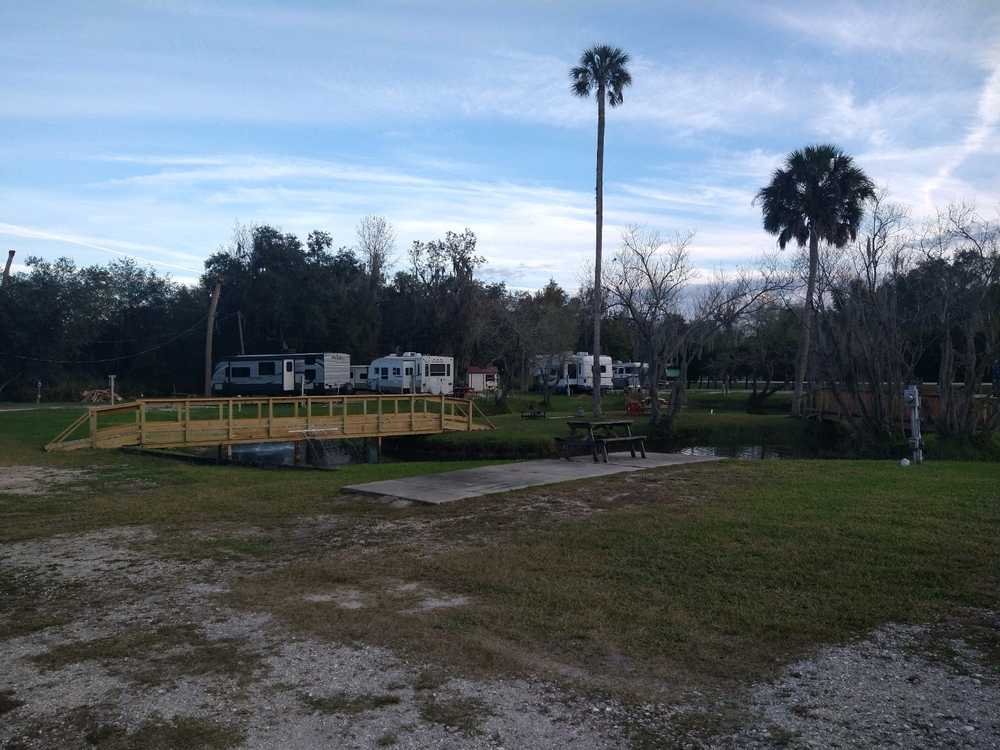 Lakefront Back-In RV Site