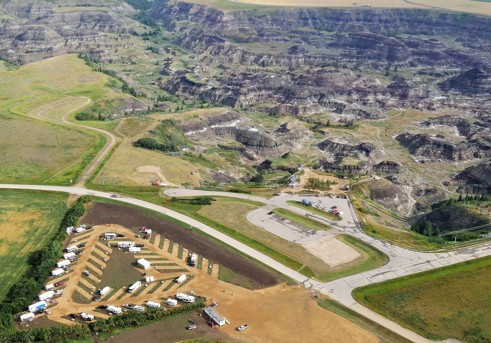 Horseshoe Canyon Campground, Drumheller, Alberta