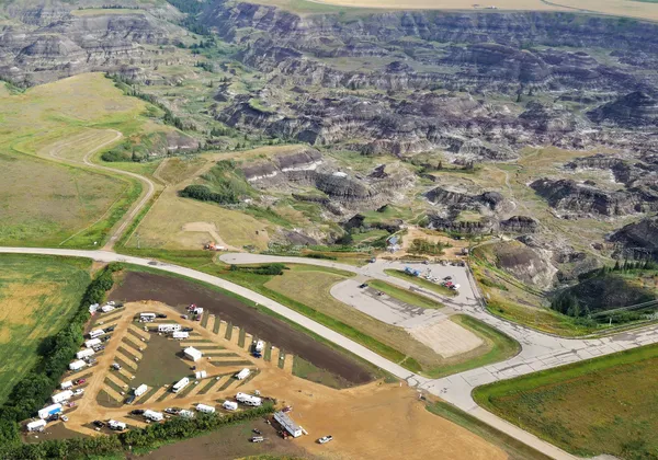 Horseshoe Canyon Campground, Drumheller, Alberta campground