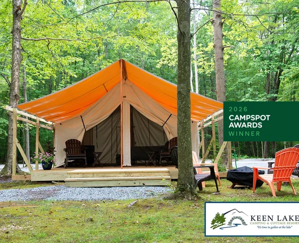 Keen Lake Camping & Cottage Resort, Waymart, Pennsylvania campground