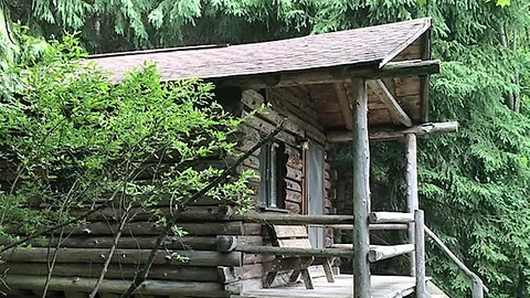 Log Cabin with Restroom (Pet Friendly) — image 1 of 5