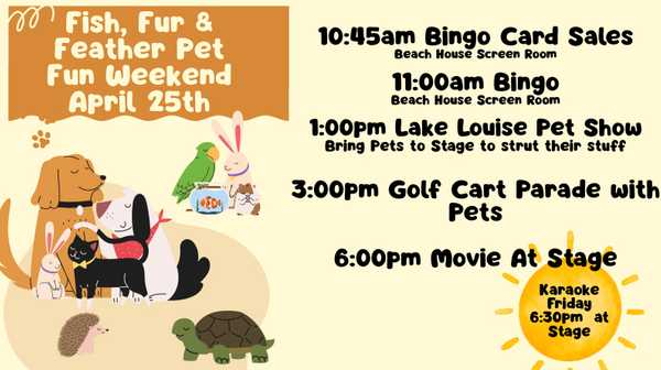 Fish, Fur & Feathers Fun Pet Weekend