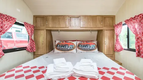 Vintage Red Camper Rental — image 4 of 4
