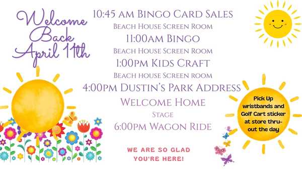 Welcome Back Weekend