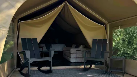 T5- LUX Tent Primative, Lake Views — image 7 of 7