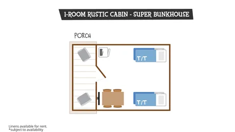 1-Room Rustic Bunkhouse — image 2 of 8