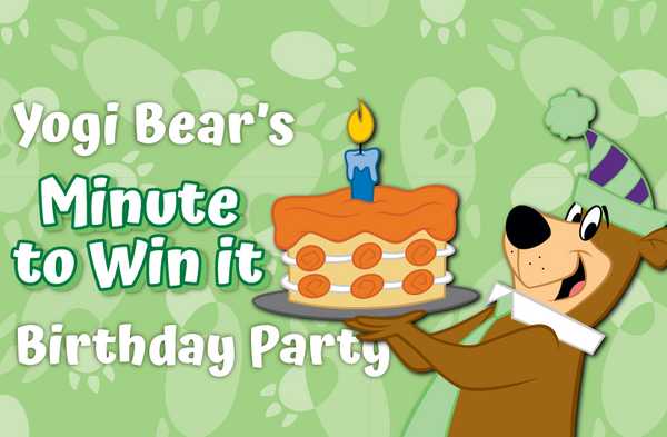 Yogi Bear’s Minute to Win it Birthday