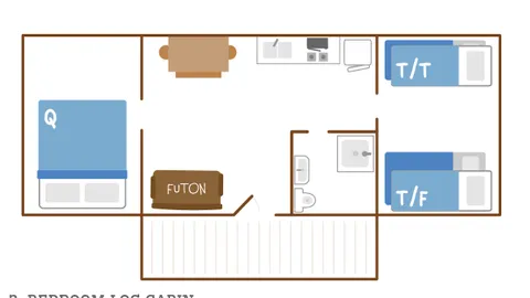 Two-Bedroom Log Cabin — image 9 of 9