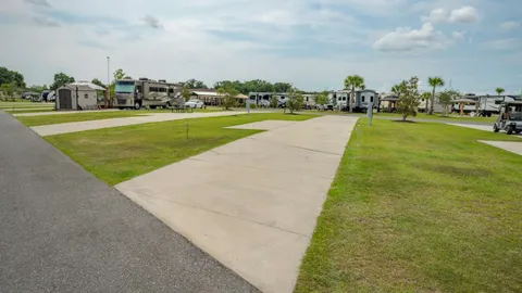 Oversize Full Hookup Pull Through RV Site — image 2 of 2