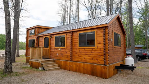 Riverfront Saco Sunset Cabin — image 1 of 6