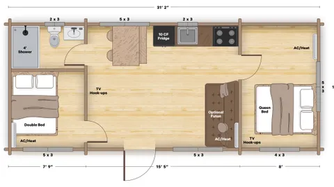 Lakehouse Resort Big Buck Lodge Rancher  5 w/Loft — image 23 of 23