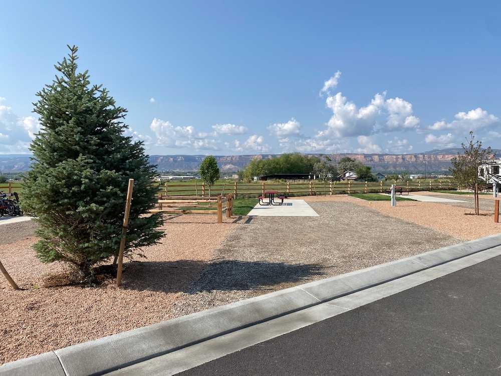 Premier Open-View + Dog-Run, Back-In RV Site