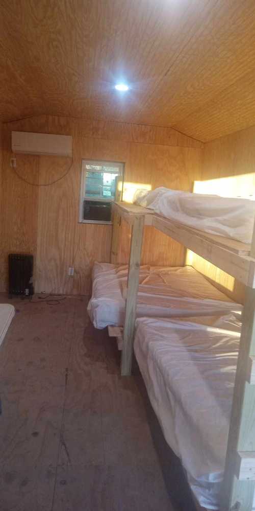Cabins (5–6) at General Sam's Offroad Park in Huntsville, Texas