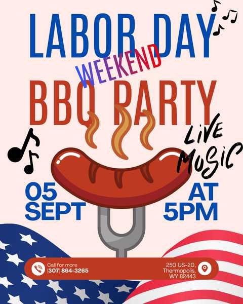Labor Day weekend BBQ and music!