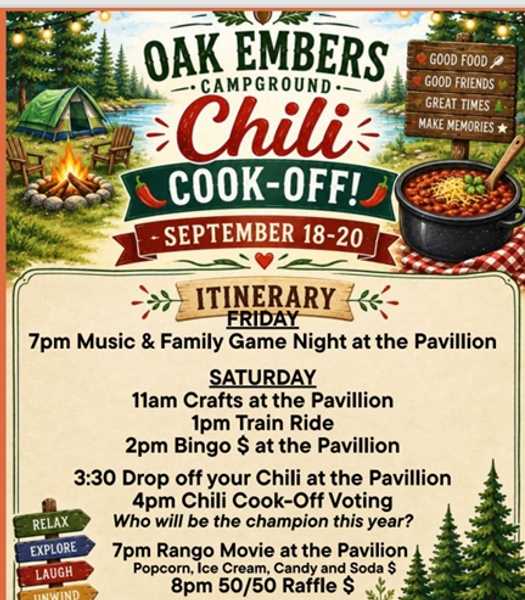 Oak Embers Chili Cook-Off!